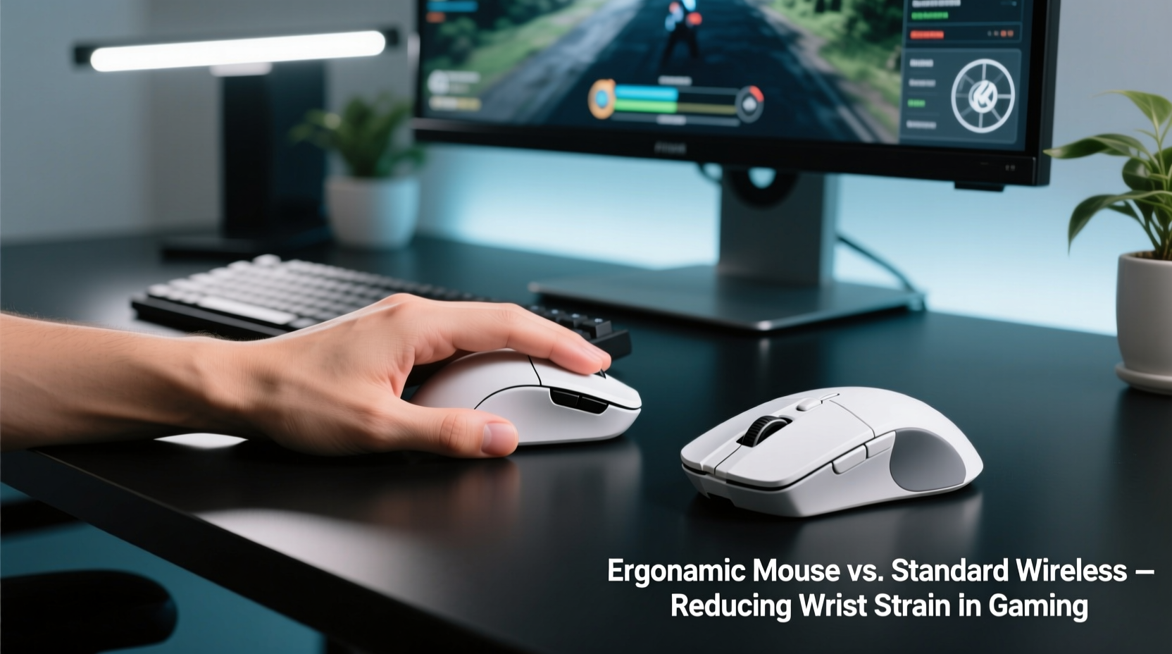 wireless mouse vs ergonomic mouse which reduces wrist strain during gaming