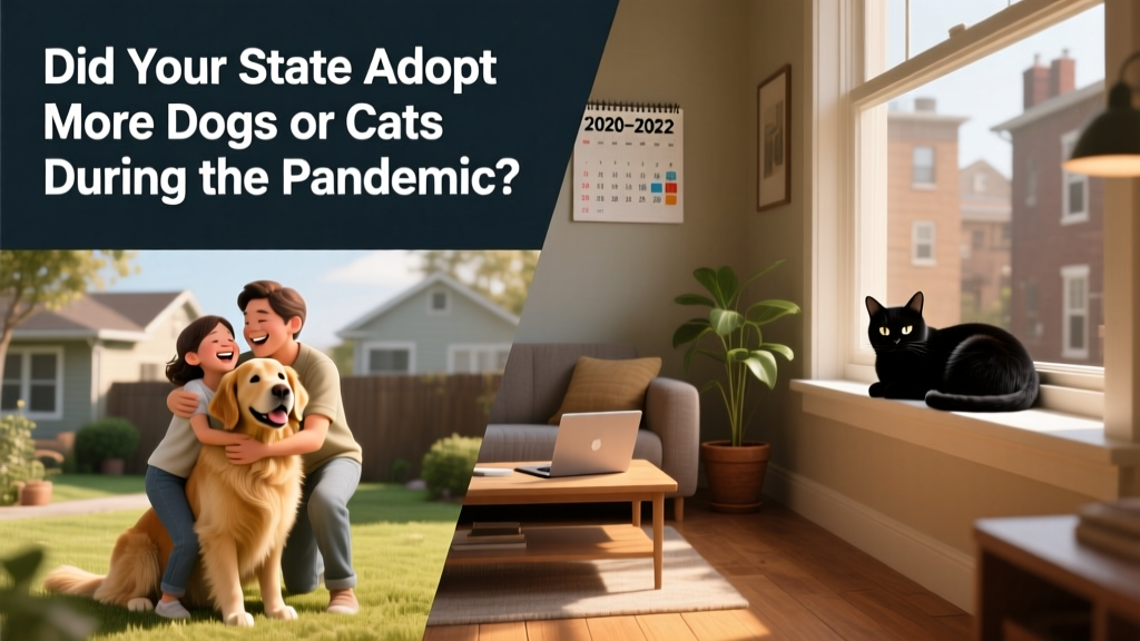 Did Your State Adopt More Dogs or Cats During the Pandemic?