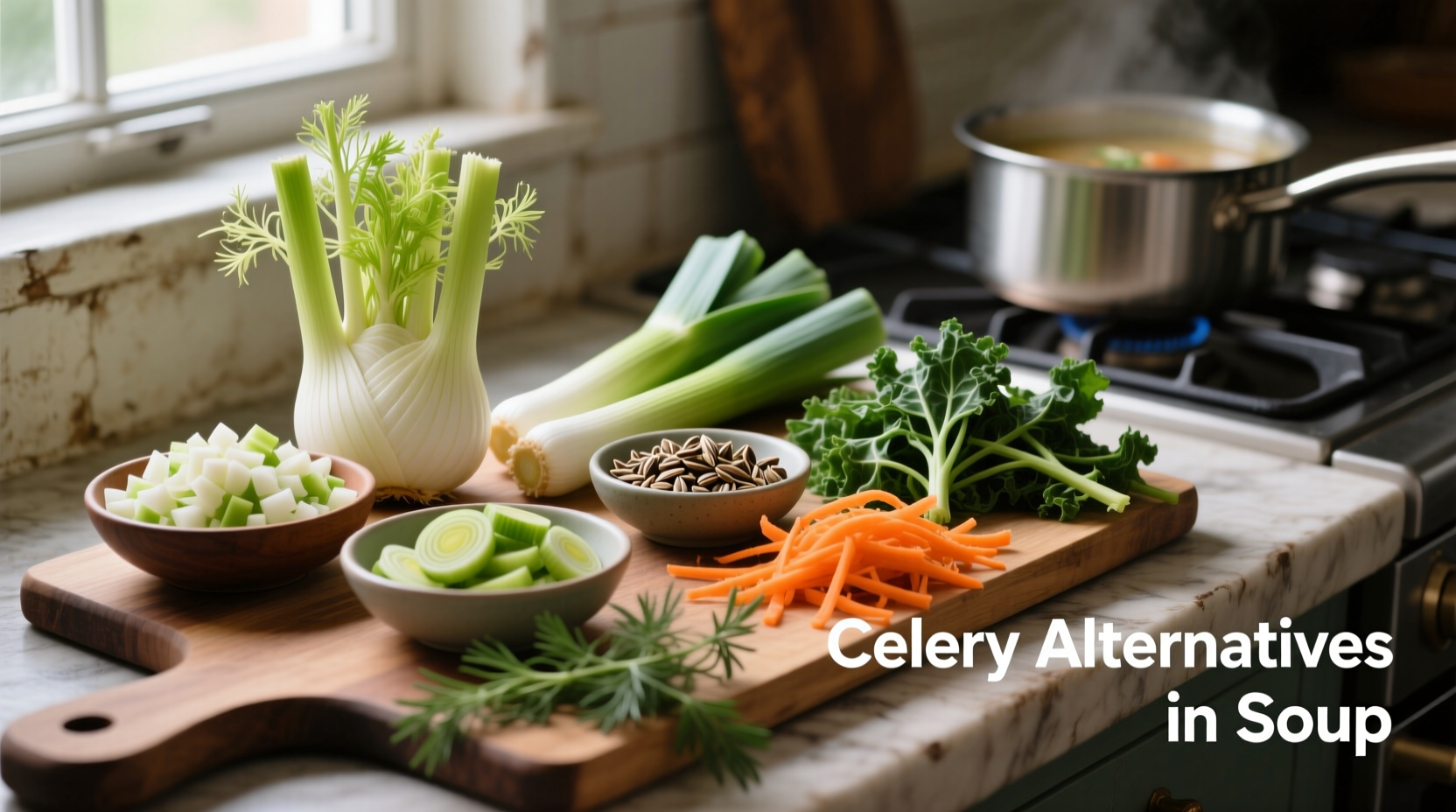 alternative ingredients to use instead of celery in soup