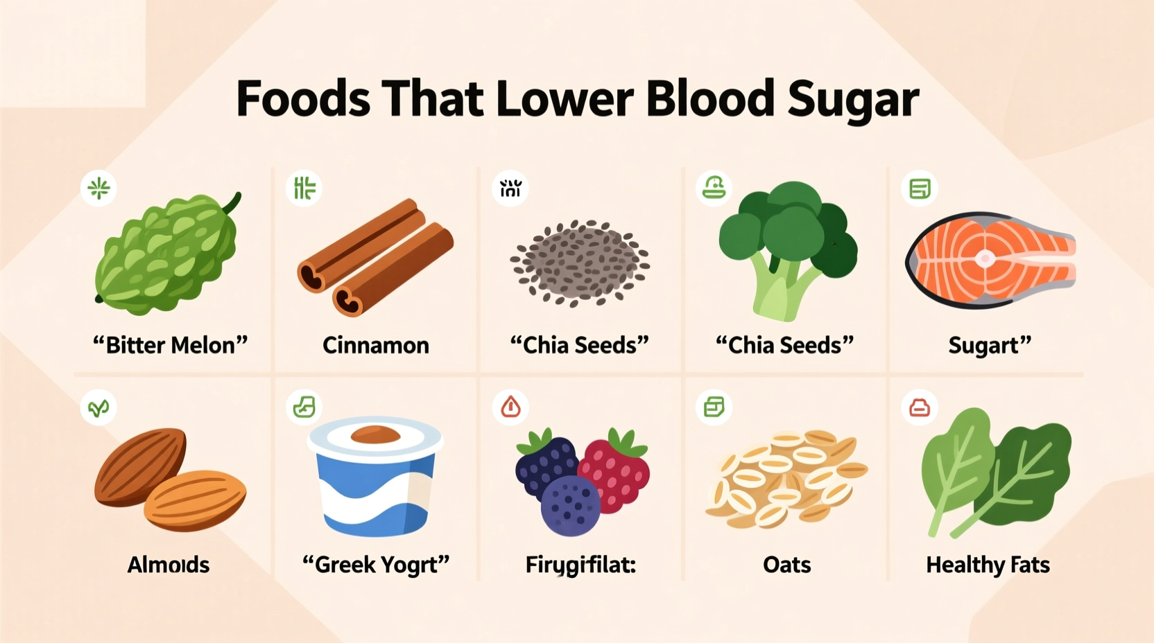 what foods lower blood sugar