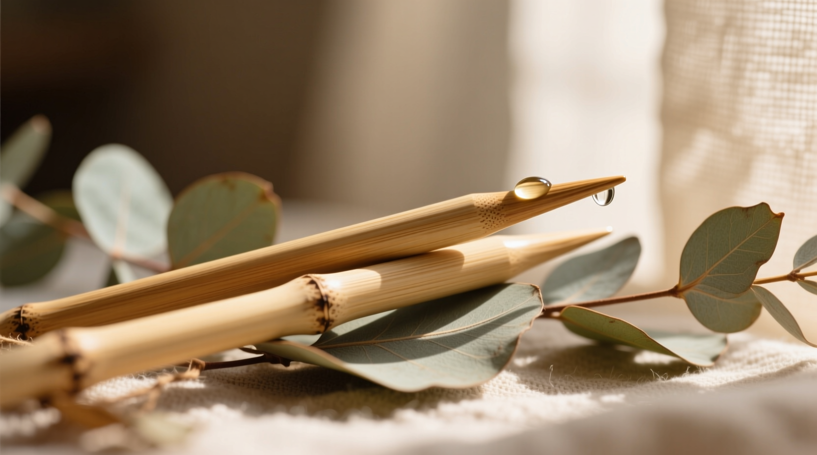 eco friendly cleaning for bamboo knitting needles