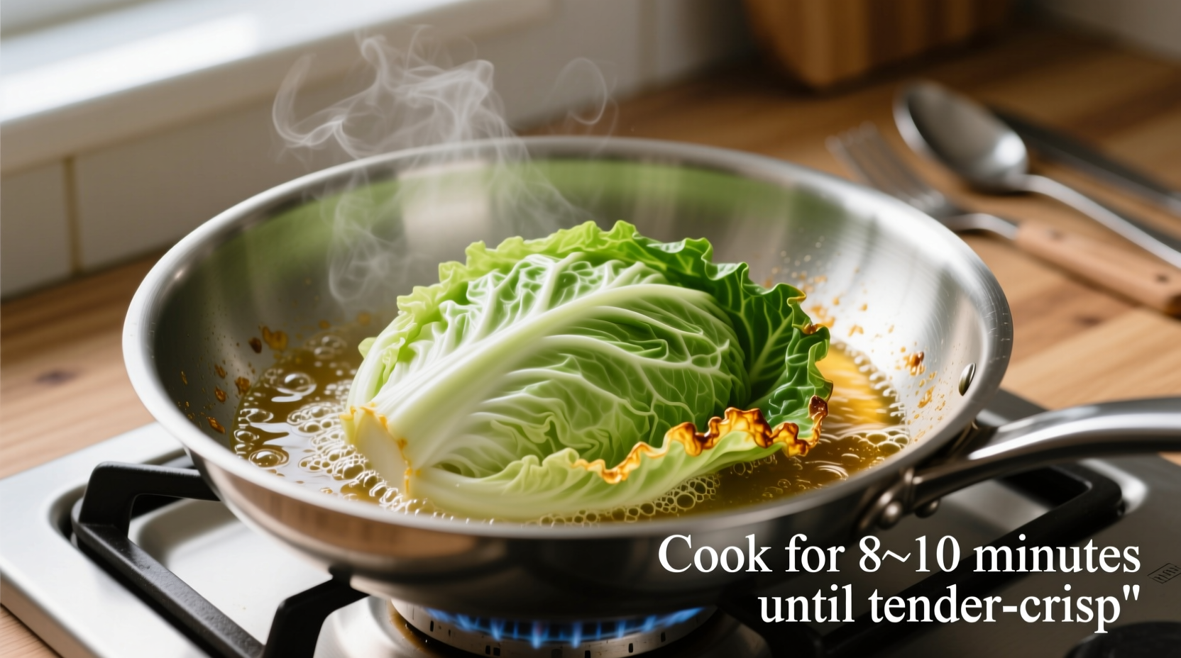 how long to cook cabbage on stove