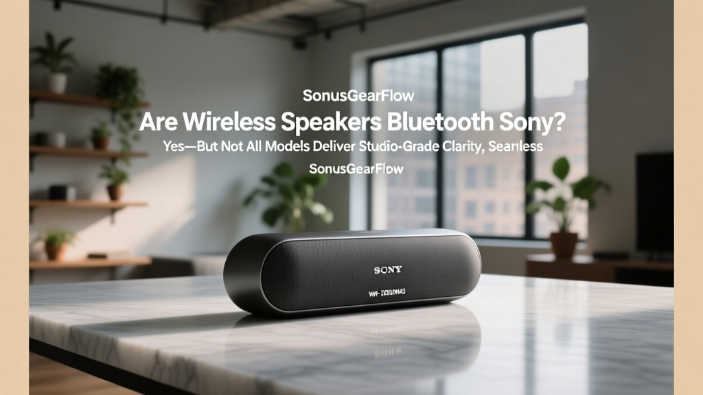 Sony Bluetooth Speakers: LDAC & Multi-Room Guide (2026)