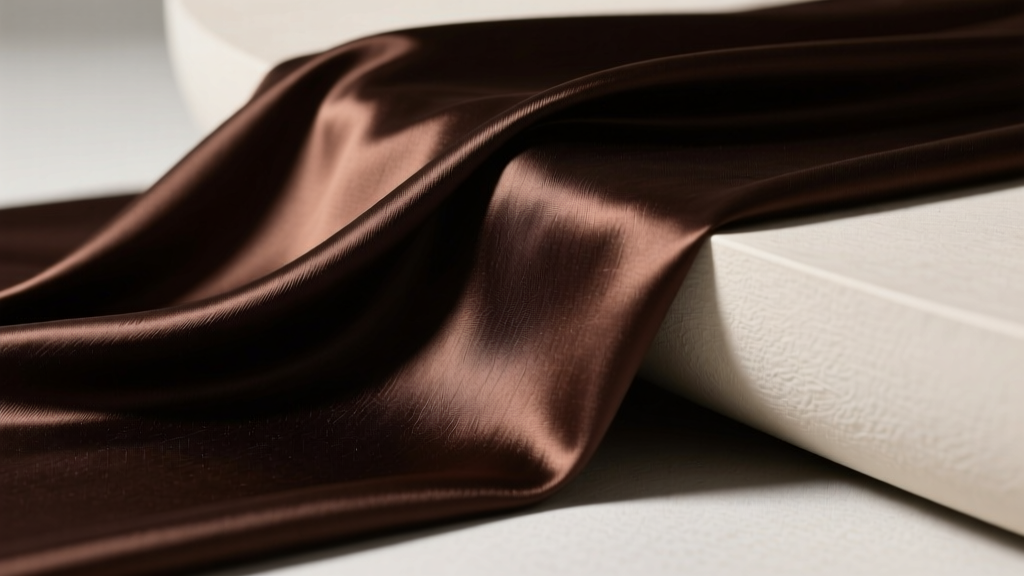Dark Brown Satin Fabric: Luxe, Technical & Sourcing Guide