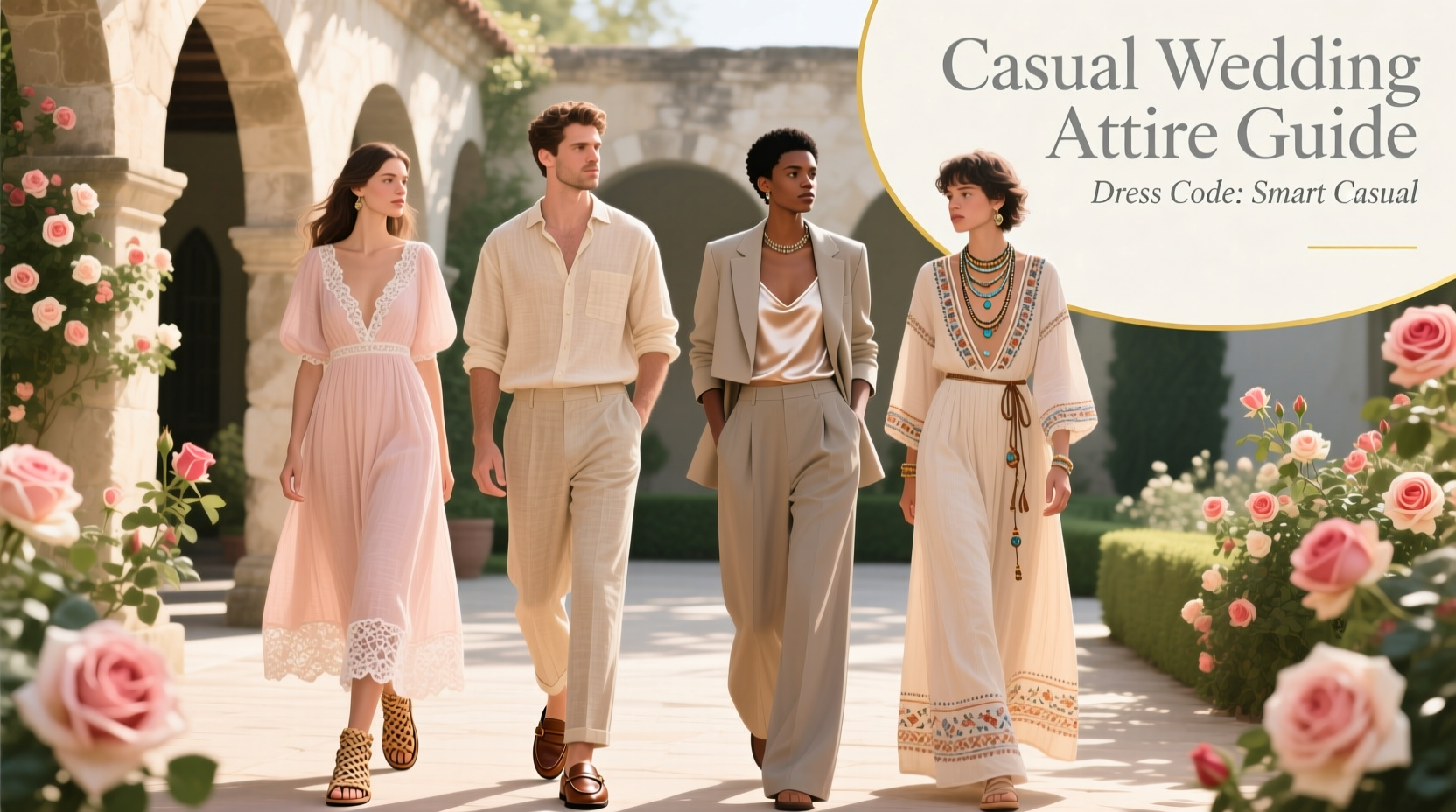 what to wear to a wedding casual