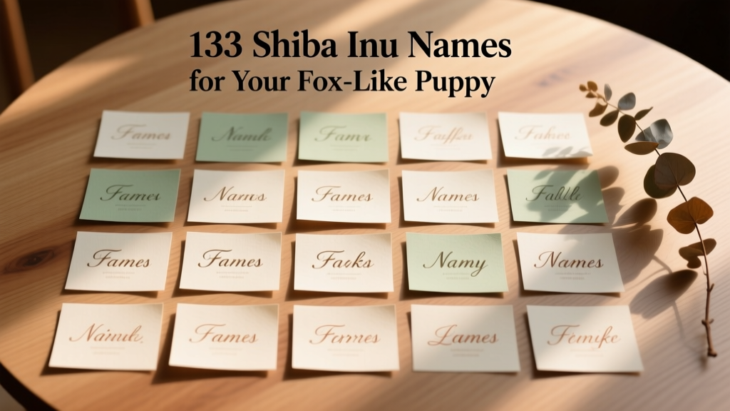 133 Shiba Inu Names for Your Fox-Like Puppy