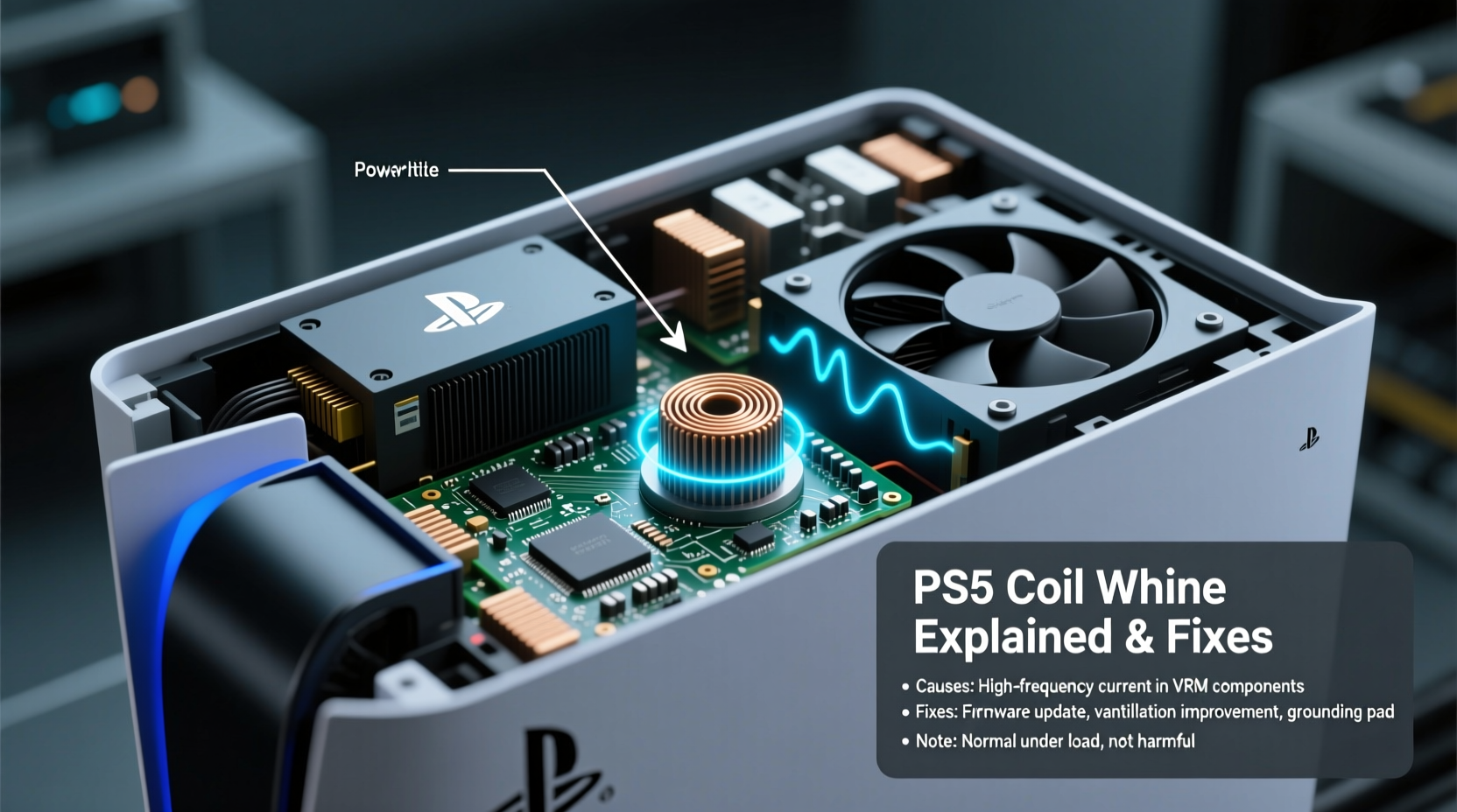 why is my ps5 making a buzzing sound coil whine explained and fixes