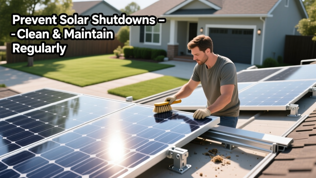 How to Prevent Solar Panels from Stopping Production