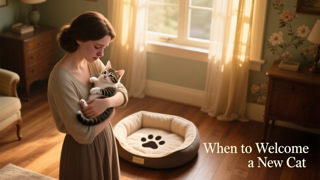 When To Get a New Cat After One Passes Away