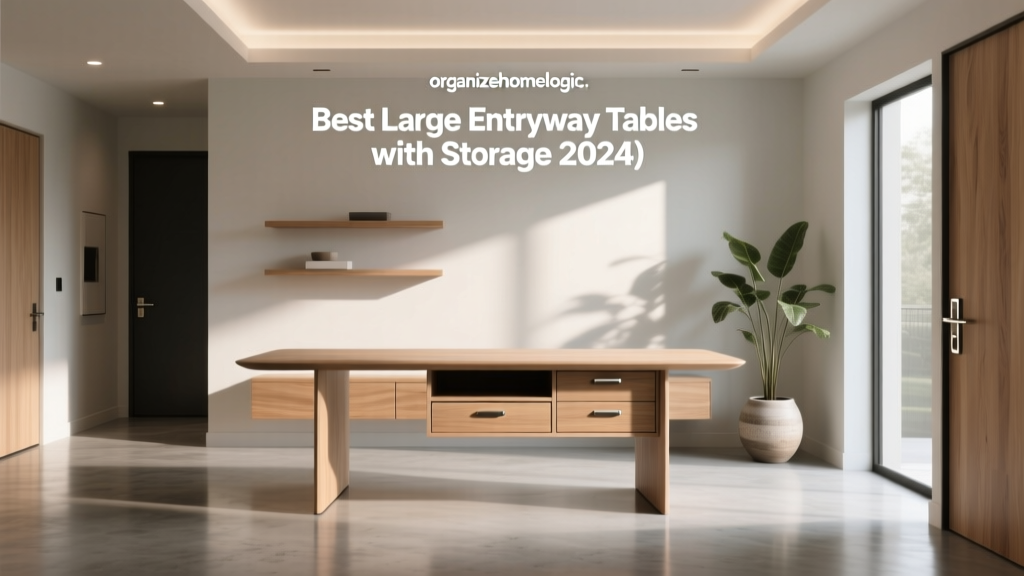Best Large Entryway Tables with Storage (2024)