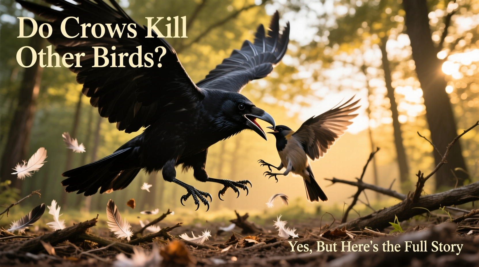 do crows kill other birds