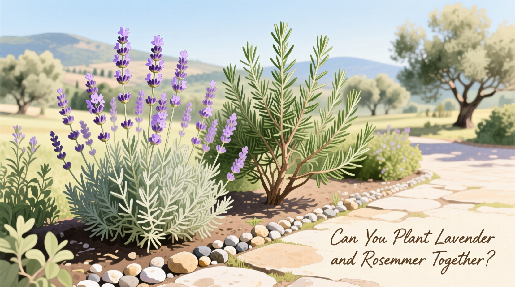 Plant Lavender & Rosemary Together | TheHomeSprouts