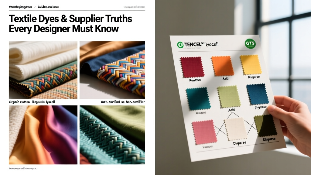 Textile Dyes & Supplier Truths Every Designer Must Know