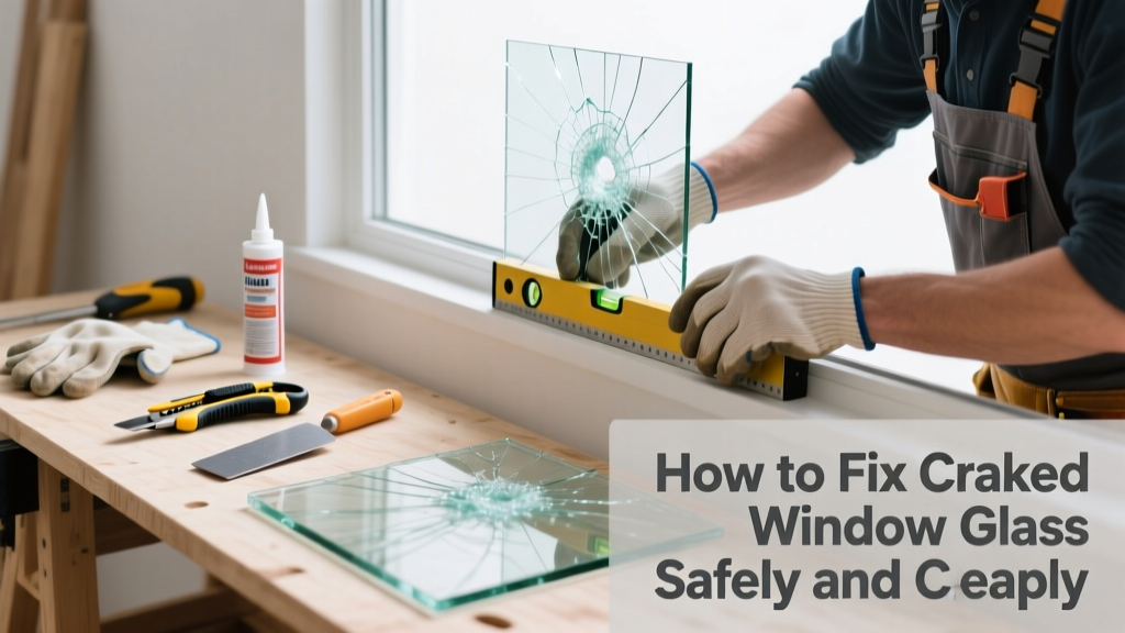 How to Fix Cracked Window Glass Safely and Cheaply