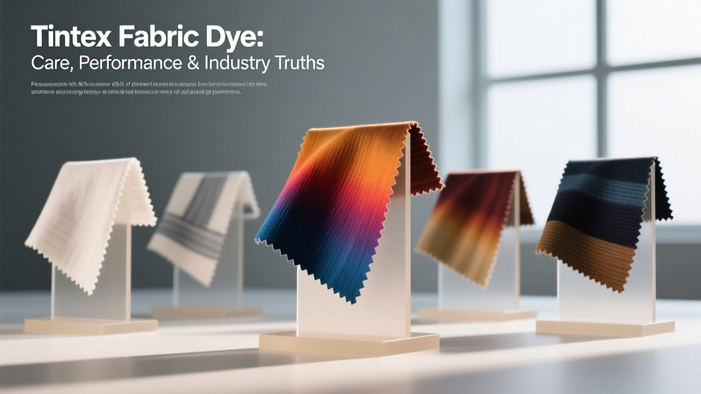 Tintex Fabric Dye: Care, Performance & Industry Truths