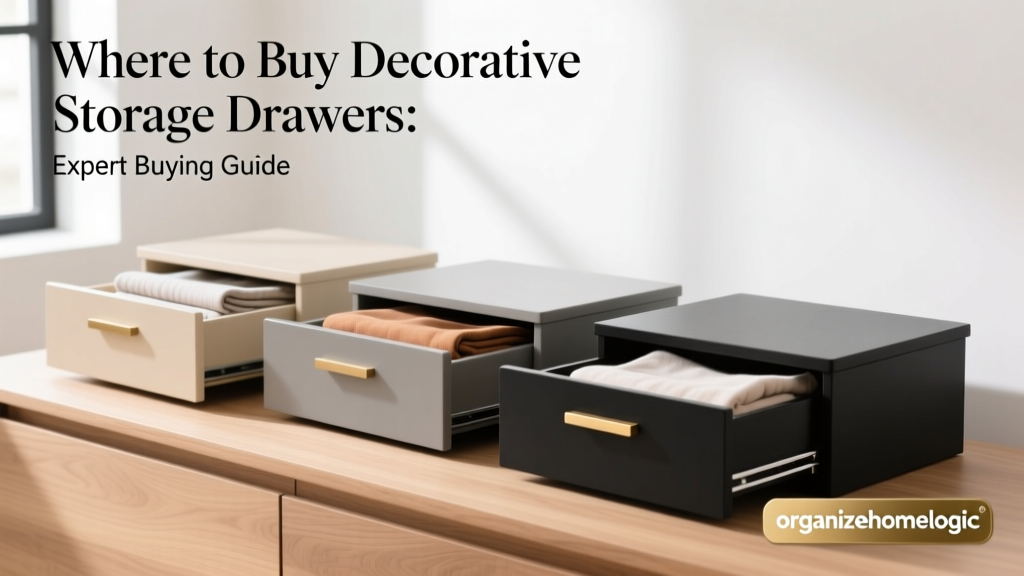 Where to Buy Decorative Storage Drawers: Expert Buying Guide