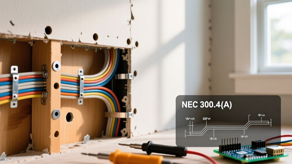 Inspecting Electrical Wiring Behind Drywall: NEC Code Guide