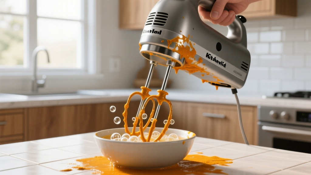 Tested: How to Get Turmeric Out of Hand Mixer Fast
