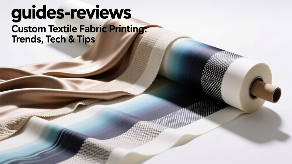 Custom Textile Fabric Printing: Trends, Tech & Tips