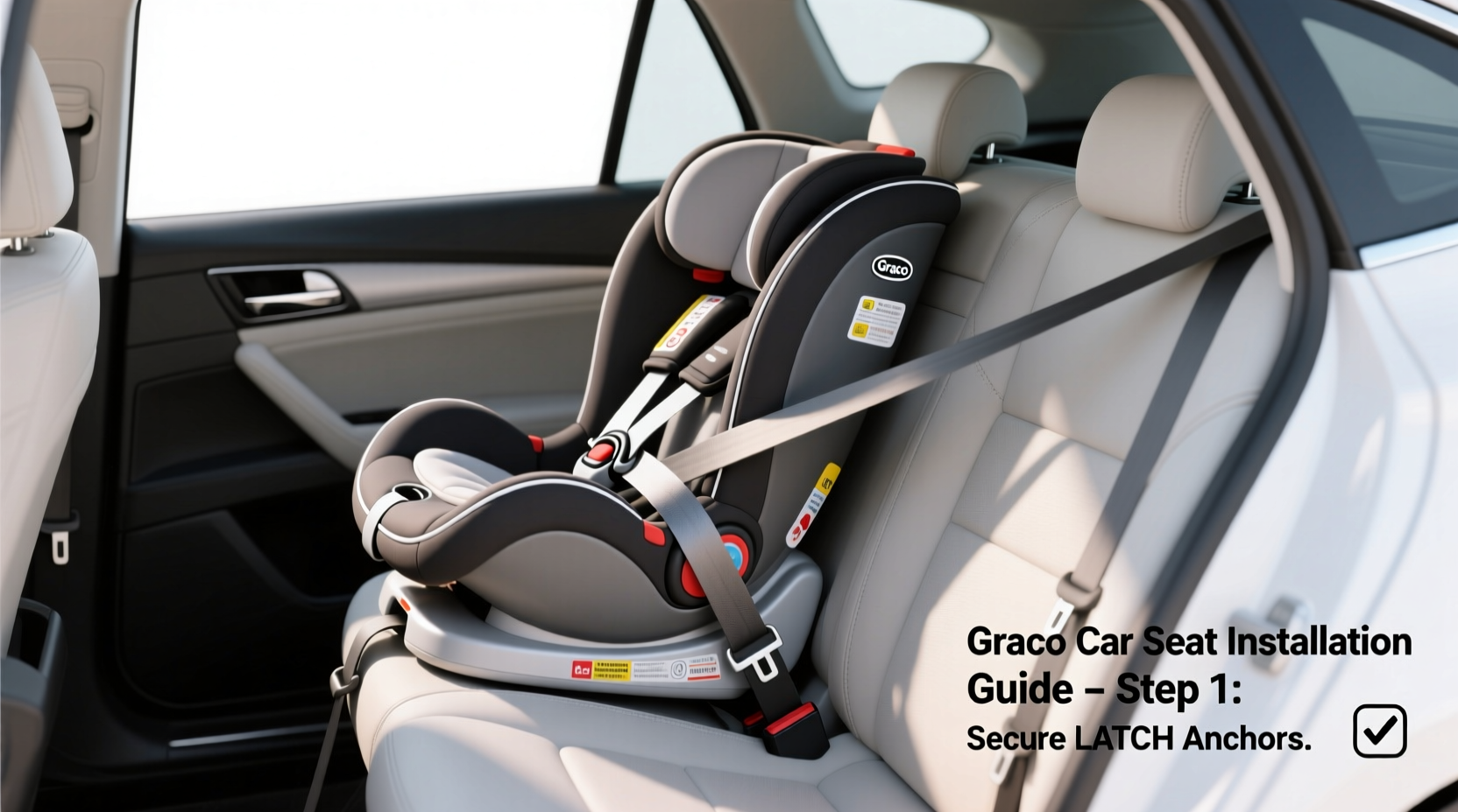 how to install car seat graco