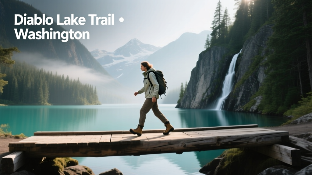 Diablo Lake Trail: A Pristine Alpine Hike with Turquoise Waters and Rugged Grandeur