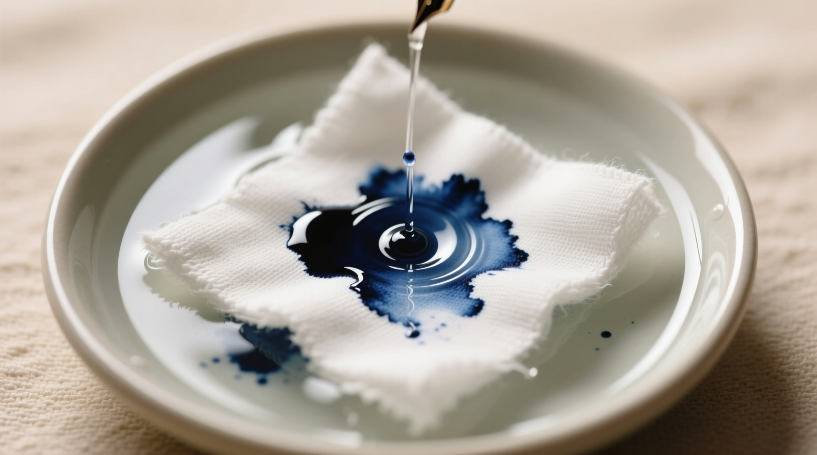 how to remove dried ink from fountain pen cloths