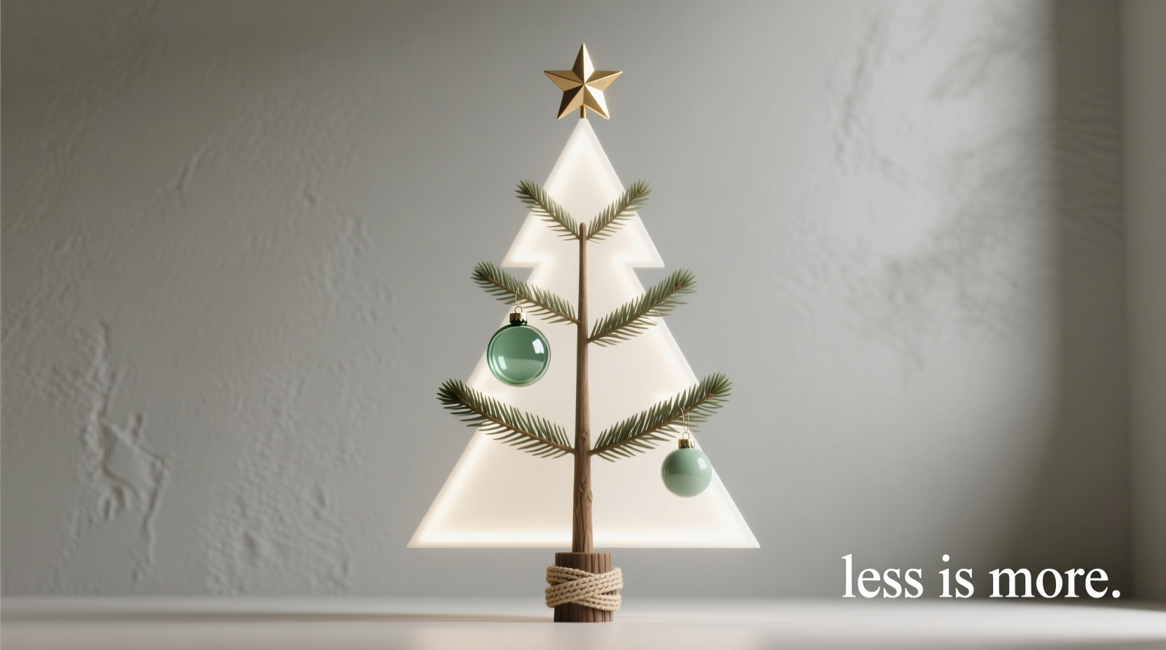 how to create a minimalist christmas tree look with fewer but impactful decorations