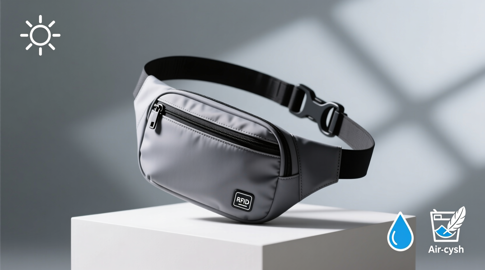 can you wash a fanny pack with rfid lining