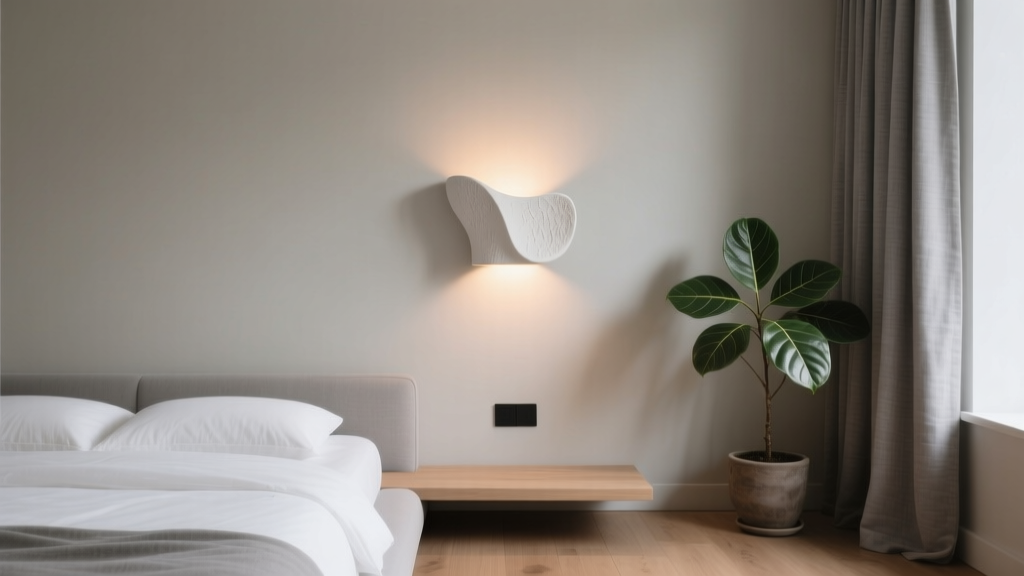 Bedroom Plaster Sconce Wall Application - The Decor Mag