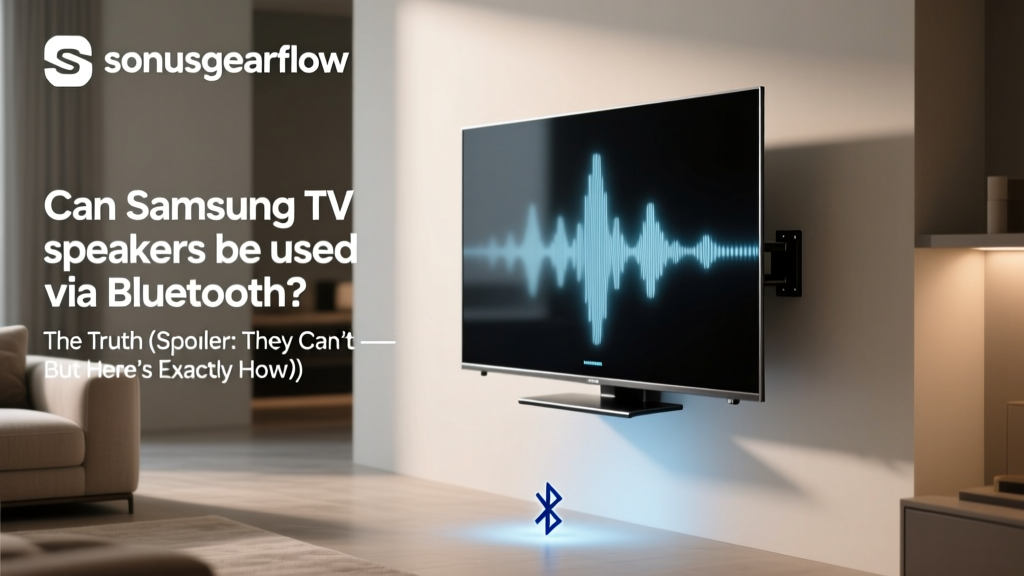 Samsung TV Bluetooth Audio: Truth & Wireless Fixes
