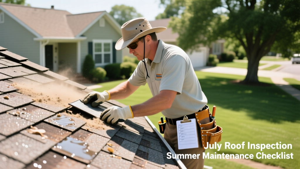 July Roof Inspection: Summer Maintenance Checklist