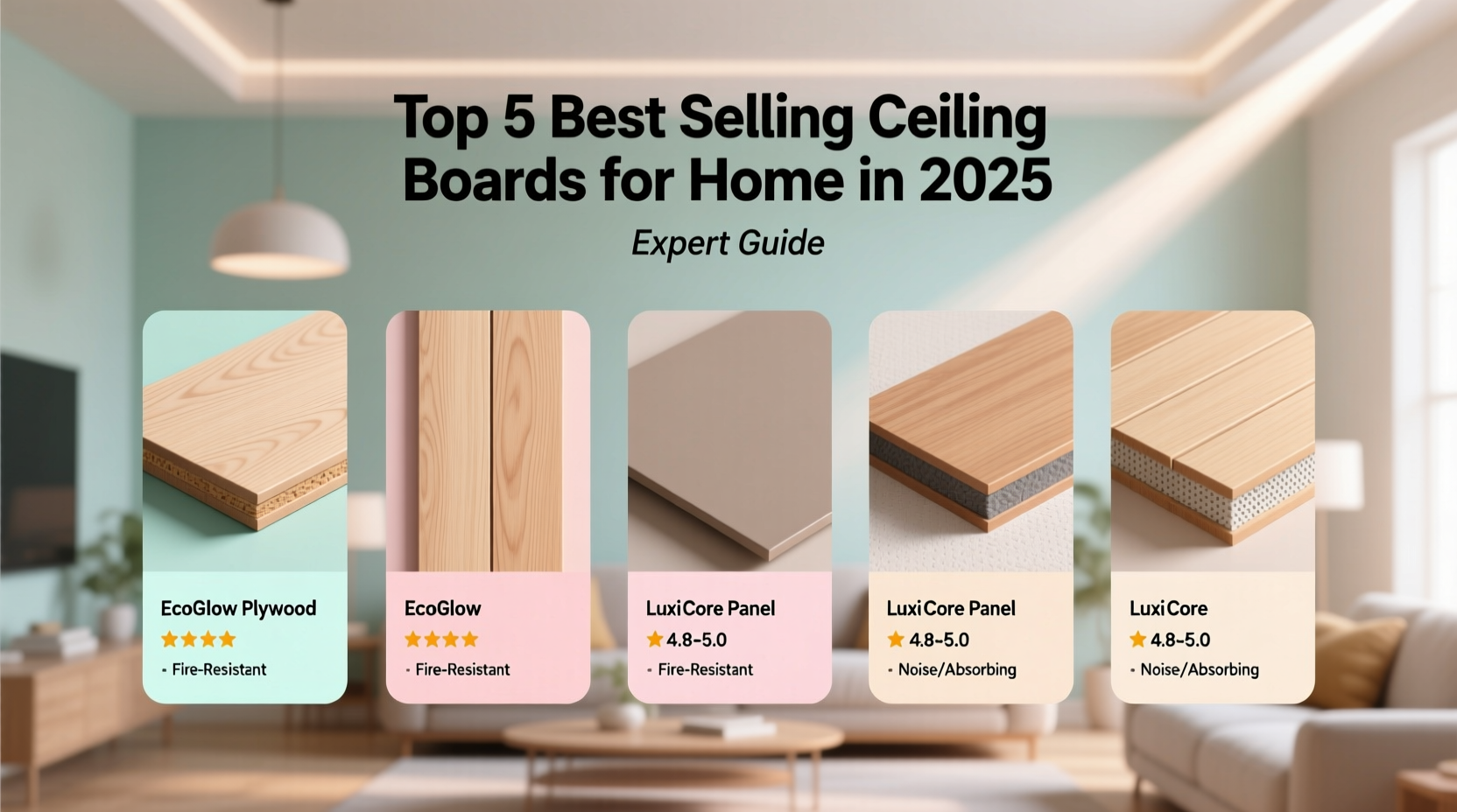 best selling ceiling boards for home