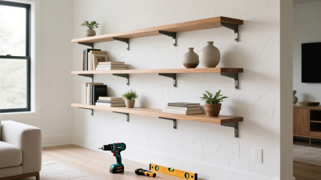 How to Install Wall Mounted Shelving Units Safely