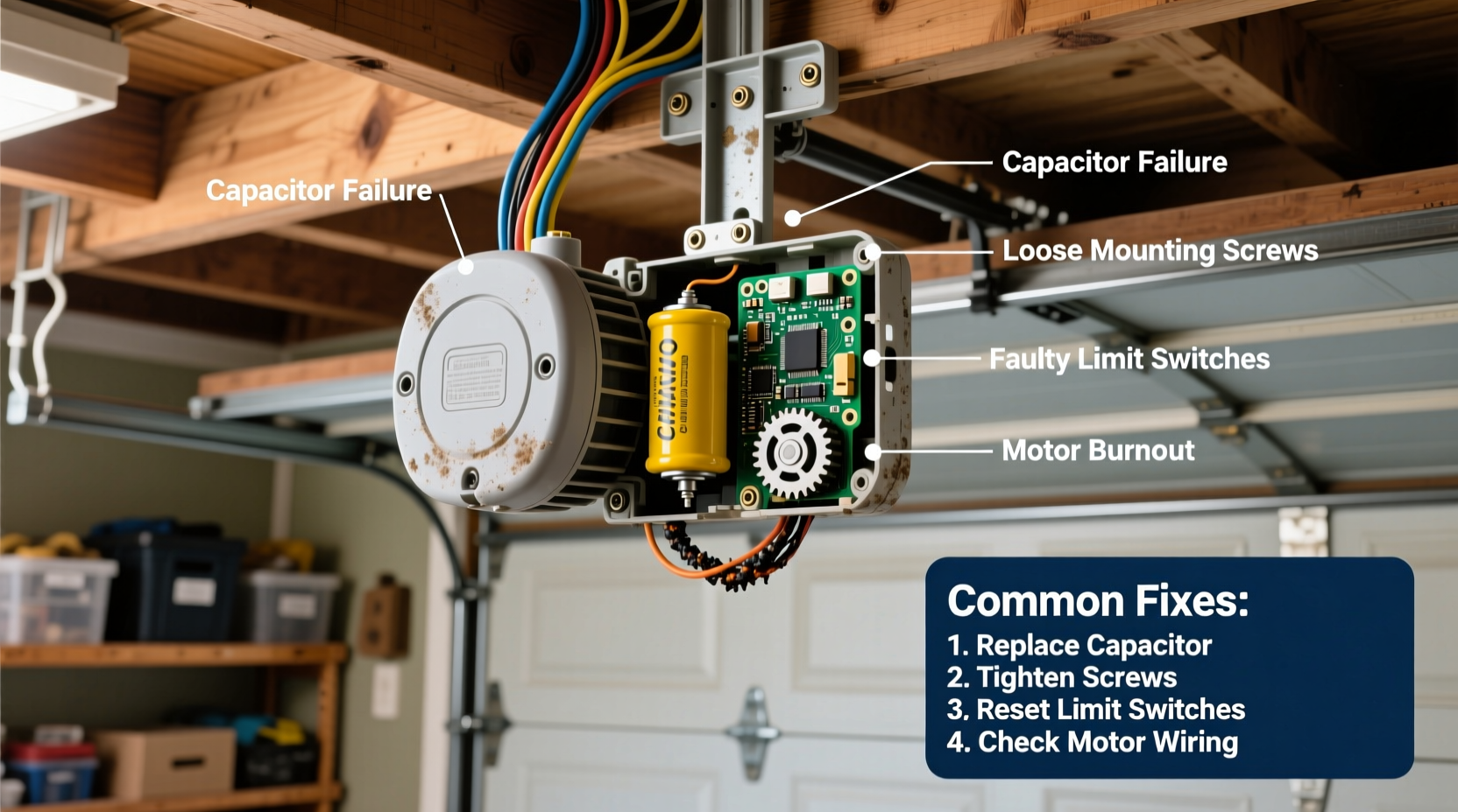 why does my garage door opener stop working randomly common fixes
