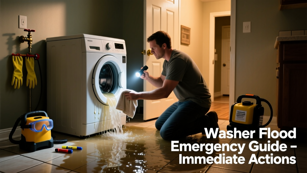 Washer Flood: Emergency Guide — Immediate Actions
