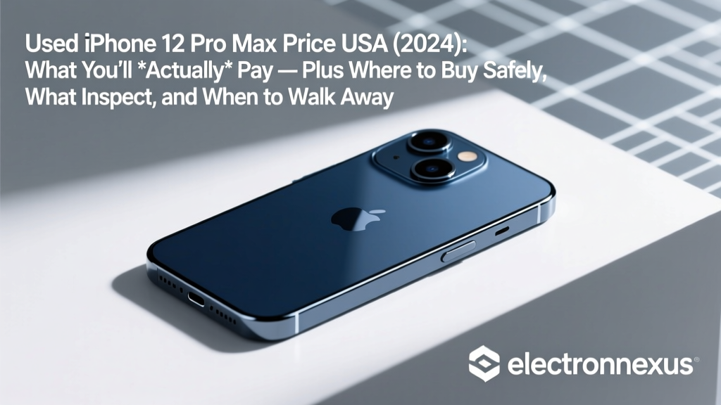 Used iPhone 12 Pro Max Price USA (2024): What You’ll *Actually* Pay — Plus Where to Buy Safely, What to Inspect, and When to Walk Away