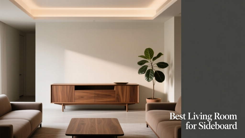 Living Room Layouts: Designing Around a Sideboard
