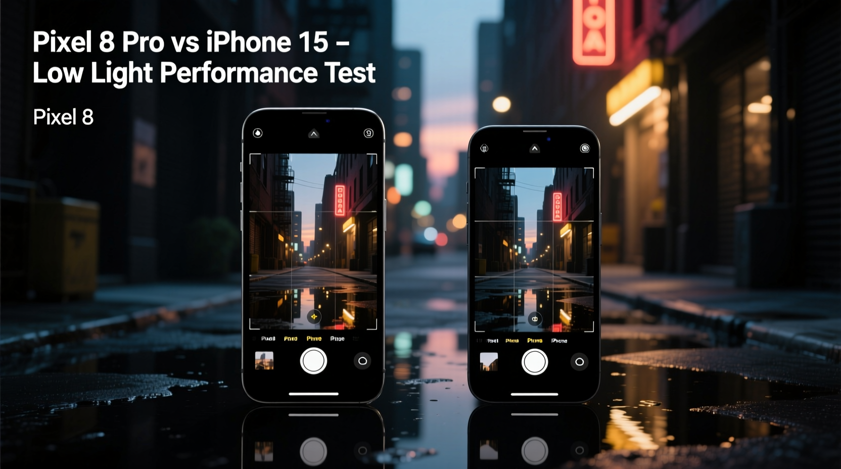 pixel 8 pro vs iphone 15 which smartphone camera handles low light better