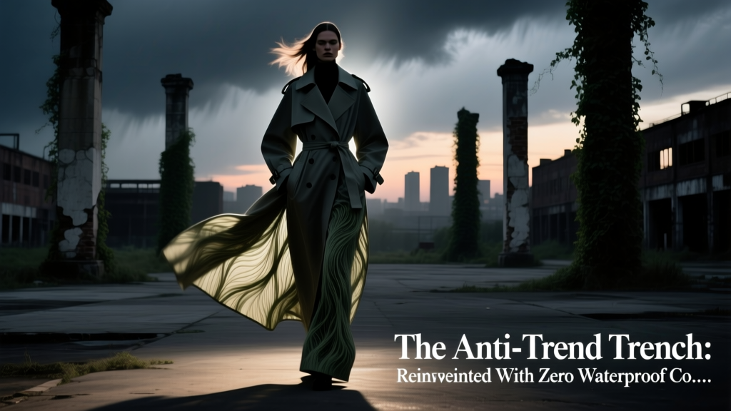 The Anti-Trend Trench: Reinvented With Zero Waterproof Co...
