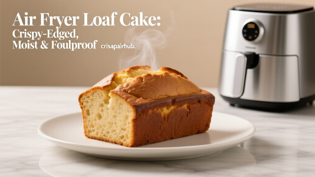Air Fryer Loaf Cake: Crispy-Edged, Moist & Foolproof