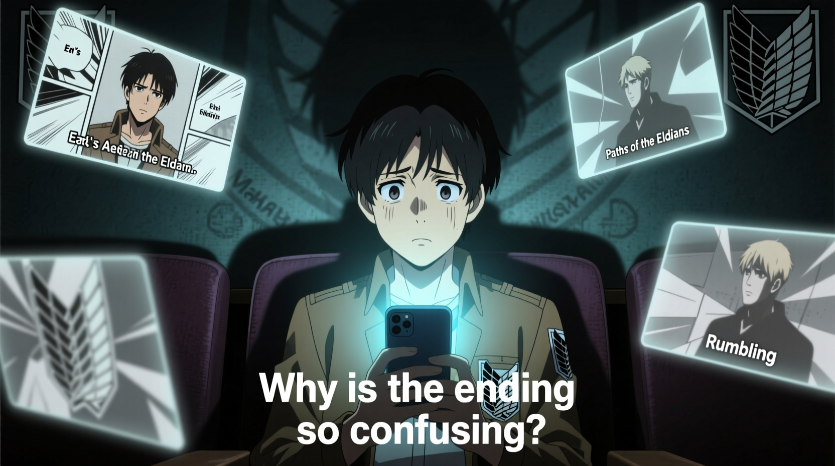 why is attack on titan ending so confusing for anime only watchers