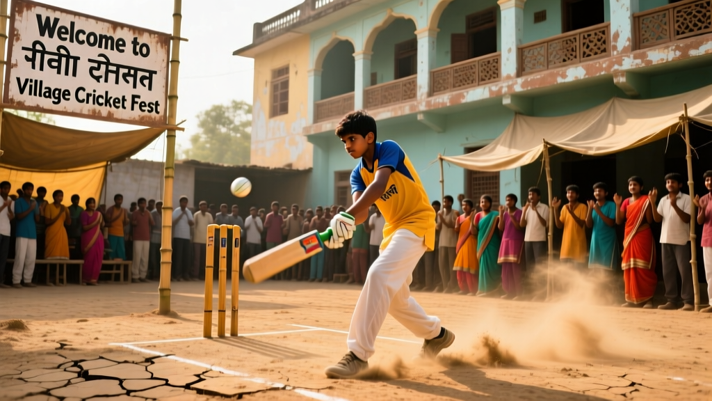 In India, Few Experiences Are As Thrilling As A Local Cricket Match