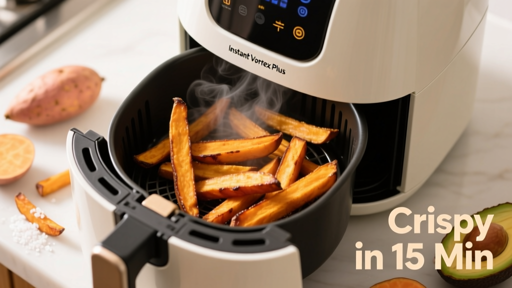 Crispy Sweet Potato Fries in Instant Vortex Plus