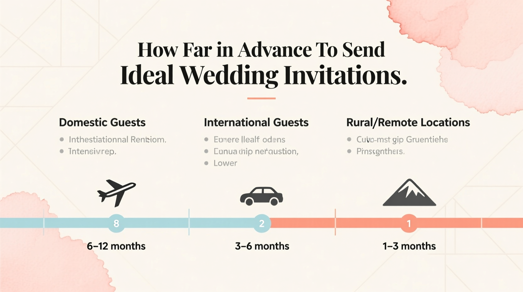 how far in advance to send wedding invitations