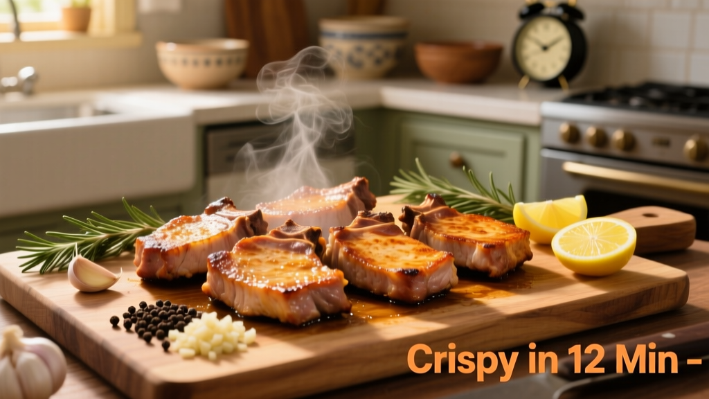 Air Fryer Breakfast Chops: Crispy, Juicy in 12 Min