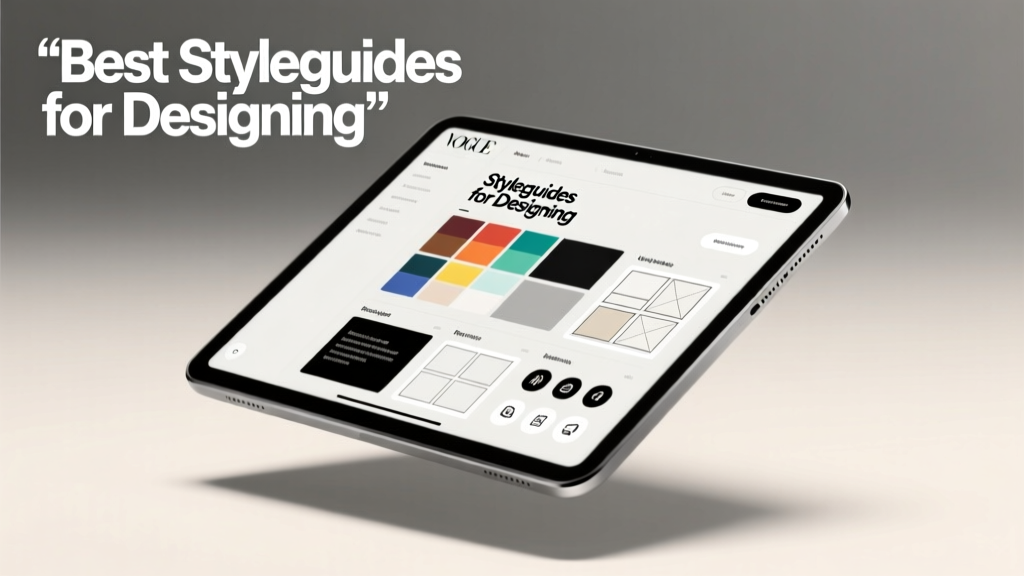 Best Styleguides for Designing: Real-World Examples, Practical Insights, and Tactical Implementation