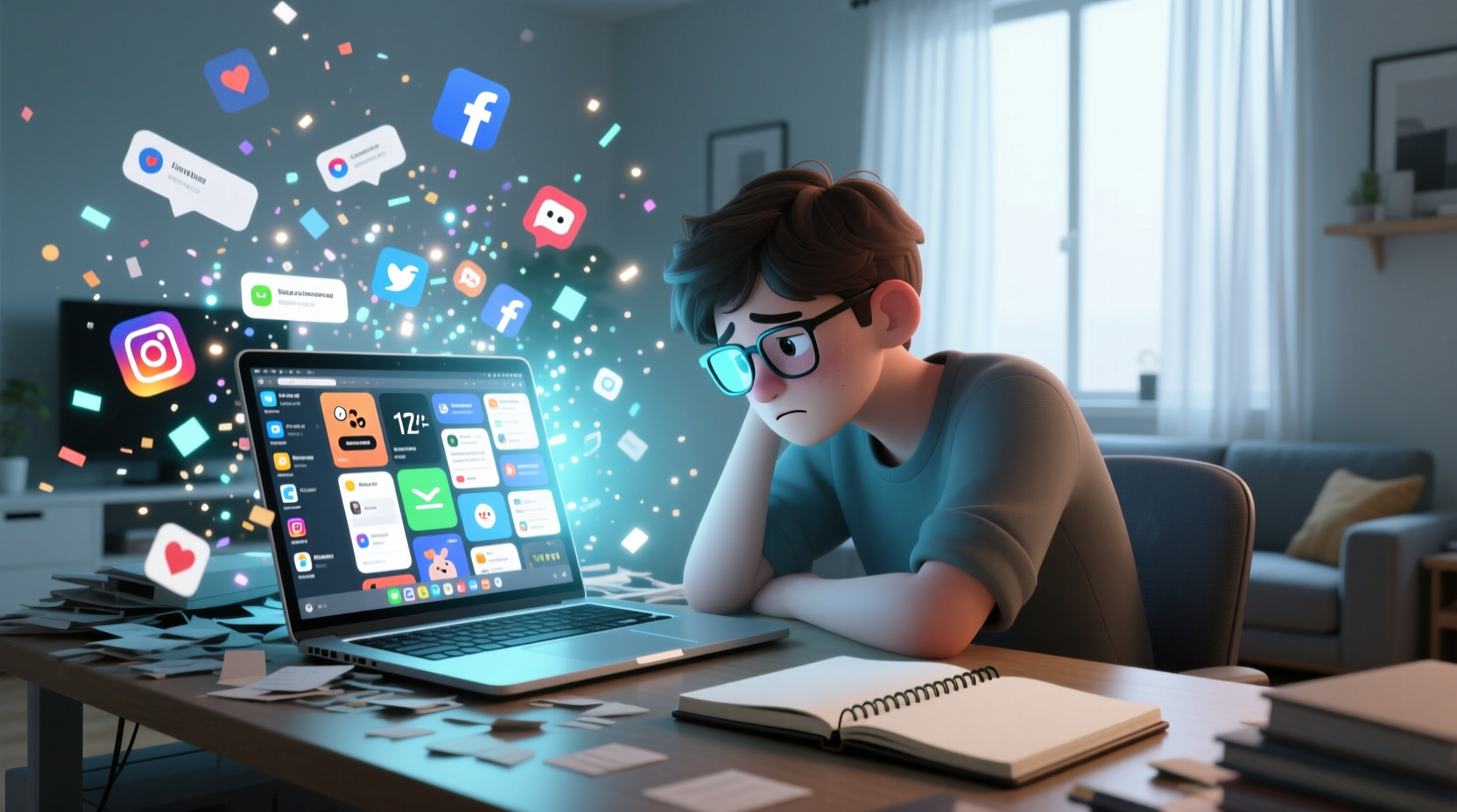 on computer distraction