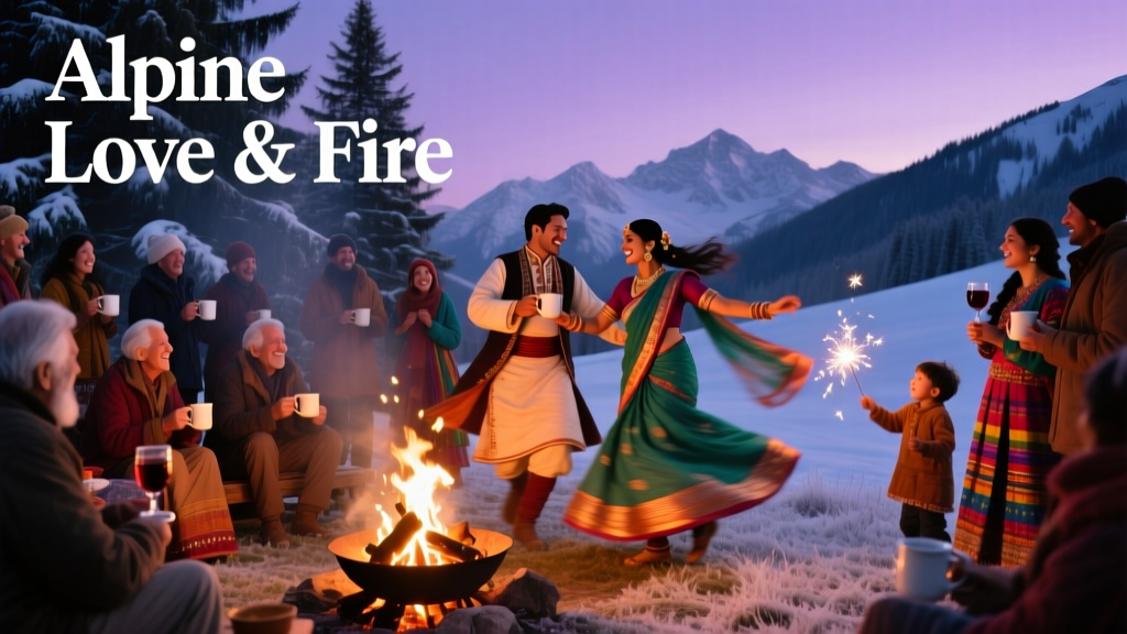 An Alpine Wedding Celebration With Fondue Fireside Chats And Bollywood Dancing