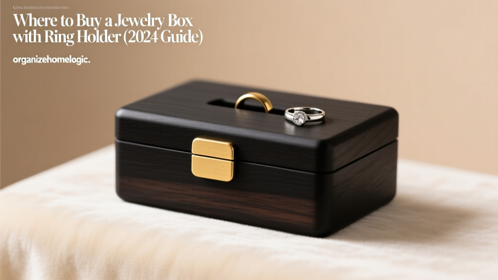 Where to Buy a Jewelry Box with Ring Holder (2024 Guide)