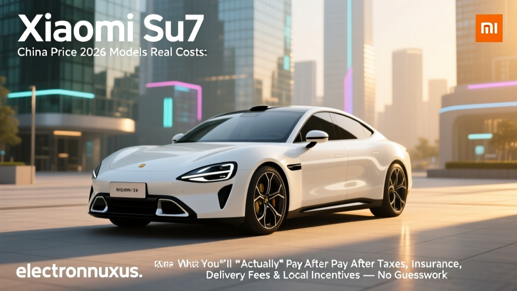 Xiaomi Su7 China Price 2026 Models Real Costs: What You’ll *Actually* Pay After Taxes, Insurance, Delivery Fees & Local Incentives — No Guesswork